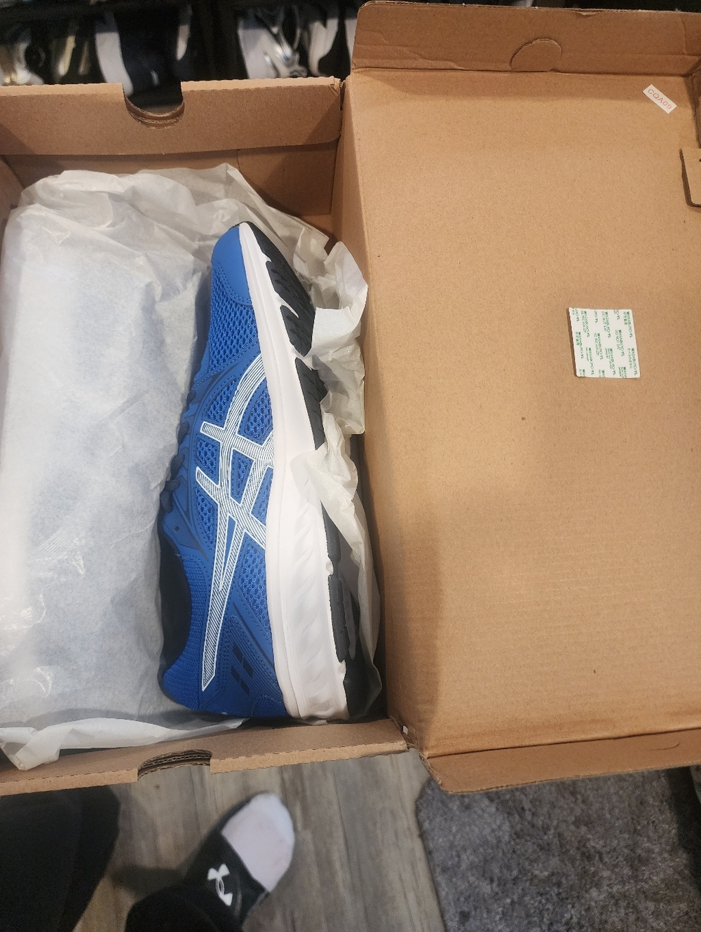ASICS Jolt 2 Men's Tuna Blue and Navy Athletic Running Shoes - Picture 2 of 8